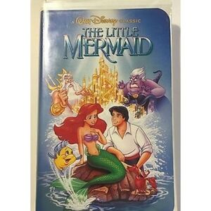 Disney The Little Mermaid VHS - Blue and Red Cover
